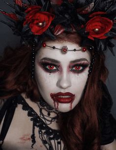 timeless and enigmatic vampire persona Steampunk Vampire Makeup, 1920 Vampire, Victorian Vampire Hairstyles, Pictures Of Vampires, Vampire Queen Makeup, Vampire Blood Makeup, Vintage Vampire Aesthetic, Vampire Burlesque, Old Vampire Aesthetic