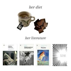 an image of a coffee cup and some books