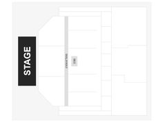 the floor plan for an upcoming venue at stace, which is set to open in