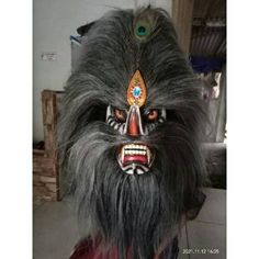 🌸FREE SHIPPING🌸 The Bujang Ganong mask is one of the complementary masks for the traditional art of Reog Ponorogo, Bujang Ganong is the Patih of Prabu Kelono Sewandono who created the Reog art. material: - wooden mask - Sintetic hair - peacock feather decoration on the forehead mask this mask beautiful as wall decor in your house, office, hotel or cafe...also perfect to use at halloween party 😍 for souvenir, gifts, etc. 🌺 Thank You 🌺 Traditional Masks And Prosthetics For Carnival, Traditional Carnival Masks And Prosthetics, Traditional Masks And Prosthetics For Festivals, Traditional Masks And Prosthetics For Masquerade Festivals, Traditional Halloween Costume Masks, Traditional Halloween Masks And Prosthetics, Traditional Black Costume Masks And Prosthetics, Traditional Masks And Prosthetics For Halloween Masquerade, Costume Mask For Festivals