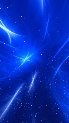 an abstract blue background with stars and lines