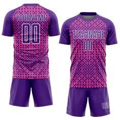 Order the jersey with special name & number you want from our shop, making a vibrant look on the field or daily life! Features: 1. Material: Made from 100% polyester wicking knit with 95% polyester / 5% spandex wicking pinhole mesh 2. Jerseys with sublimation printed name and numbers 3. Moisture-wicking fabric has spongy handle, good draping property and elasticity as well as good dimensional stability and wrinkle-resistance 4. Breathable & Quick-Drying 5. Athletic Cut & Exquisite stitching not Purple Team Spirit Jersey, Team Spirit Purple Jersey, Sporty Purple Jersey With Team Name, Football Season Sportswear Jersey With Sublimation Print, All Over Print Jersey For Sports Events, Sportswear Jersey With Sublimation Print For Football Season, All-over Print Jersey For Sports Events, Purple Sublimation Print Design For Team Events, Team-colored Fitted Jersey With Custom Print