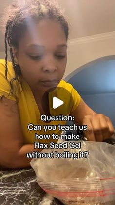 Keiara Da Hair Surgeon on Instagram: "Let me learn y’all The No Boil Flax Gel Method🫙 The only items you need are a glass canning jar, flax seeds and hot distilled water. Recipe Below ⬇️ ⬇️⬇️⬇️⬇️ 🍃 🍃 🍃  3 Tablespoons Flax Seeds 7-8 ounces Hot Water   Add ingredients to glass canning jar, seal with lid as shake to evenly immerse seeds in water. Allow to cool to room temperature while shaking vigorously in between. Strain and gel is ready for use. Enjoy Hair Cousins! 🤸🏽🍃💜  Follow @keiara_da_hairsurgeon #explorepage✨ #explore #explorepage #diy #haircare #herbal #flaxseed #gel #natural #organic #blackhair" Flax Seed Oil Benefits How To Use, Potato Water For Hair, Diy Flaxseed Gel Natural Hair, Diy Flax Seed Hair Gel, Flax Seed Recipes For Hair, Flax Seed Oil Benefits, Flax Seed For Hair, Flax Seed Gel For Hair, Flax Seeds For Hair Growth