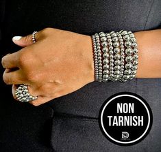 Make a Statement with Our Stainless Steel Beaded Bracelets! Handmade and stretchy, our Stainless Steel Beaded Bracelets are perfect for any occasion and suitable for both men and women. They are durable, tarnish-free, and waterproof, designed to last and stay looking great! 🖤 Custom Sizes: Available in 3mm, 4mm, 5mm, 6mm, 8mm, and 10mm beads, fitting wrist sizes from 6 inches to 9.5 inches.  🖤 Strong and Stylish: Made with high-quality elastic for comfort and durability.  🖤 Versatile Wear: Wear solo or stack with others for a unique look.  🖤 For Everyone: Designed for both men and women.  🖤 Sold Separately: Mix and match your favorites. Note: Stainless Steel Beaded Rings are not included but can be purchased separately. **DO NOT FORGET TO MEASURE YOUR WRIST RETURNS & REFUNDS POLICY We Beaded Bracelets Handmade, Beaded Rings, Steel Bracelet, Stainless Steel Bracelet, Beaded Bracelet, Custom Sizing, Jewelry Bracelets, Accessory Gift, Beaded Bracelets