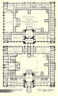 the floor plan for new city hall, abaawwell thomas's apartment building