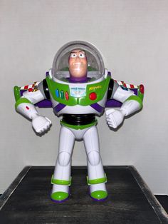 the toy story buzz lightyear is on display