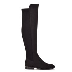 Allair Over the Knee Boots Black Knee Boots, Knee High Boots Flat, Boots And Leggings, Knee Length Boots, Low Heel Boots, Suede Boots Knee High, Stylish Boots, Comfortable Boots, Wide Calf