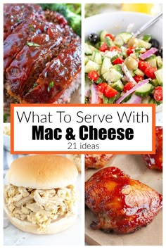 what to serve with macaroni and cheese for dinner or appetizing on the grill