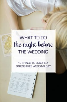 Follow our list of 8 things to do the night before your wedding to ensure you've got it all covered and that your big day is perfect! Night Before The Wedding, Night Before Wedding, Wedding Countdown, Before The Wedding, Planning Checklist, Wedding Preparation, Wedding Checklist, Ideal Wedding, Wedding Advice