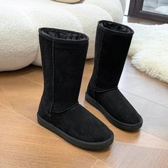 SPECIFICATIONS Boot Type: BasicShaft Material: FurOutsole Material: RubberUpper Material: PUOrigin: Mainland ChinaCN: ZhejiangSeason: WinterInsole Material: PlushHeel Type: Flat withLining Material: microfiberBoot Height: Mid-CalfItem Type: BootsFashion Element: zipperDepartment Name: AdultToe Shape: round toeHeel Height: Low (1cm-3cm)With Platforms: YesPlatform Height: 0-3cmStyle: Korean Styleis_handmade: YesPattern Type: SolidModel Number: Platform BootsFit: Fits true to size, take your normal Black Mid-calf Boots For Winter, Winter Outdoor Mid-calf Boots, Casual Mid-calf Boots With Flat Heel For Winter, Casual Mid-calf Flat Heel Boots For Winter, Black Winter Mid-calf Boots With Round Toe, Winter Black Mid-calf Flat Boots, Black Mid-calf Flat Heel Boots For Winter, Casual Black Mid-calf Boots With Round Toe, Black Flat Heel Winter Boots