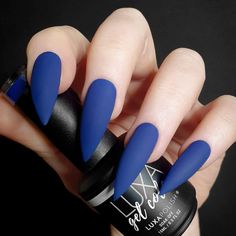 Fancy a Blue - Navy Gel Color Makeup Nails Art, Nail Shimmer, Lady Fingers, Dope Nail Designs, Nail Art Ombre, Animal Coloring, London Calling