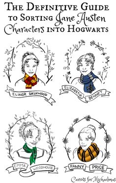 the definitive guide to sorting jane asen characters into hogwarts by harry potter