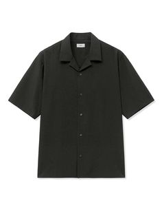 This is a comfortable and modern shirt that is made out of high quality polyester and polyurethane blend fabric. With design detail of open collar and elastic fabric with minimal wrinkles, it gives a trendy and refined look.- Oversized silhouette- Elastic poly fabric with minimal wrinkles- Open collar detail Men’s Long Sleeve Button Down Outfit, Open Shirt Men, Button Down Outfit, Open Collar Shirt, Cuban Shirts, Collar Shirt Men, Holiday Clothes, Oversize Shirt, Mens Fashion Casual Outfits