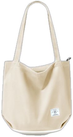 Beige Tote Canvas Bag With Zipper Closure, Beige Canvas Bag With Zipper Closure, White Cotton Bag With Zipper Closure, Canvas Bag With Adjustable Strap In Solid Color, Solid Color Canvas Bag With Zipper Pocket, Beige Cotton Bag With Zipper Closure, Solid Canvas Bag With Zipper Pocket, Daily Use Canvas Bag With Zipper Closure, Beige Canvas Shoulder Bag With Zipper Pocket