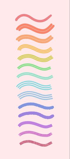 an image of different colored pencils on a pink background