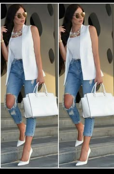 Outfits Con Jeans, Blazer Outfits Casual, Casual Chic Outfits, Classy Casual, Casual Chic Outfit