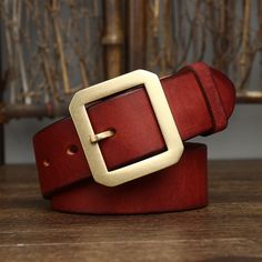 Retro Luxury, Belt Men, Jeans Belt, Khaki Fashion, Jean Belts, Casual Belt, Fashion Belts, Western Leather, Unique Bags