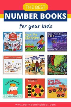 the best number books for your kids to read and learn with their own children's numbers