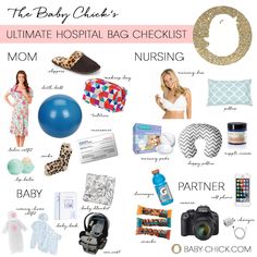 the baby chick's ultimate hospital bag checklist for mom, nurse, or doctor