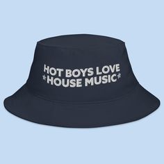 Elevate your festival style and express your love for house music with the "Hot Boys Love House Music" Bucket Hat. This isn't just a hat; it's a declaration of your passion for electronic dance music and the vibrant atmosphere of music festivals. 🎩 Key Features 🎩 High-quality fabric for comfort and style A trendy design perfect for music festivals Versatile accessory suitable for EDM and rave events One size fits most with a relaxed and comfortable fit 🎶 Festival-Ready Vibes 🎶 Whether you're Festival Games, Bucket Hat White, Festival Gear, Kandi Bracelets, Edm Festival, Boys Love, Festival Style, Electronic Dance Music, Festival Vibes