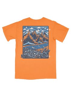 Men Youth T-Shirts, Unisex Vintage Holiday Mountain Print Surfwear Printed T-Shirt Outdoor Short Sleeve T-shirt With Front Print, Outdoor Cotton T-shirt With Front Print, Short Sleeve T-shirt With Front Print For Outdoor, Cotton T-shirt With Front Print For Outdoor Activities, Outdoor Relaxed Fit Top With Front Print, Graphic Tee With Relaxed Fit For Outdoor Activities, Relaxed Fit Graphic Tee For Outdoor Activities, Graphic Print Short Sleeve T-shirt For Outdoor, Crew Neck Cotton T-shirt For Outdoor Activities