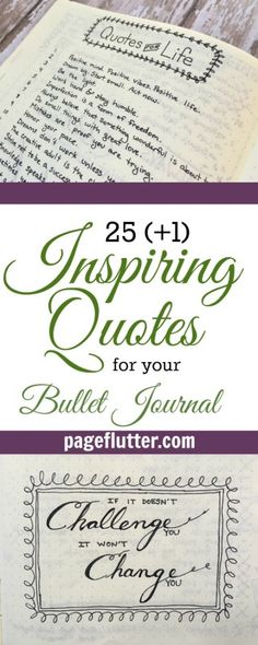 25 Inspiring quotes for your bullet journal | pageflutter.com | Great positive quotes that can be used in daily life for inspiration, motivation, and positive living. Bullet Journal Page, To Do Planner, Education Positive, Motivation Positive, Positive Living, Bujo Inspiration, Bullet Journal Inspo, Journal Layout, Journal Page