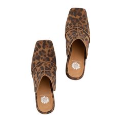 The MARISSA square-toe mules are perfect for day-to-night. Slip-on and go is our favorite type of shoe. 3.25" Heel height 0.25" Platform height Faux leather upper Rubber outsole Night Slip, Leopard Mules, Western Shoes, Mule Heels, Heeled Mule, Shoe Fits, Fashion Baby, Leather Mules, Clothing Ideas