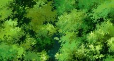 an abstract green background with lots of trees