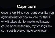 the caption for capricon is shown in black and white with an image of a