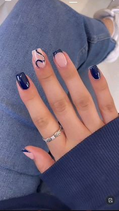 Ideas Para Uñas Cortas, Birthday Nails Gel, Bday Nails Ideas, Hoco Nails, Wow Nails, Simple Gel Nails, Girly Acrylic Nails