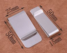 Money Clip stainless steel Money Clip Minimalist Gift wallet clip Wedding Gift Christmas gift Birthday Gift Money Clip for money/card Color:silver Size: 50*25/50*15mm Material : metal Quantity :4pcs Welcome to my store ⭐Due to manual measurement, there may be a little error.⭐ ✿ The order will be shipped within 1-3 working days after the payment is completed. ✿ This is international shipping,postal delivery generally takes 15 to 30 working days. ✿ Please do not hesitate to contact me if you have Elegant Silver Rectangular Card Holder, Elegant Silver Card Holder For Formal Occasions, Silver Rectangular Card Holder For Gift, Silver Rectangular Card Holder Gift, Classic Silver Rectangular Card Holder, Gift Money, Money Card, Claw Nails, Plastic Envelopes