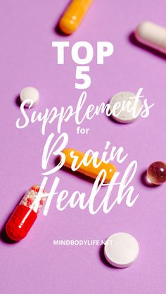 Trying to sift through so much information to find the best Supplements for Brain Health can be time consuming and confusing. Here is a list of the Top 5! Vitamins For Brain Fog, Vitamins For Brain Health, Supplements For Brain Health, Vitamins For Mental Health, Dopamine Supplements, Serotonin Boosters, Brain Vitamins, Enteric Nervous System, Brain Health Supplements