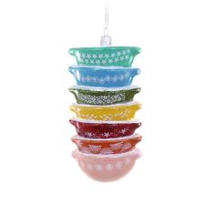 Stacked Rainbow Mixing Bowl by Cody Foster & Co image Water Play Preschool, Spring Easter Basket, Stacking Bowls, Cody Foster, Pyrex Mixing Bowls, Train Gifts, Garden Lover Gifts, Mix Of Colors, Wooden Train