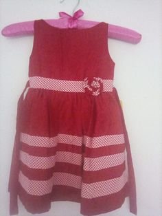 Gorgeous Red Dress for your little Princess that will Amaze at Any Occasion. Made with 100% Cotton and fine lining, this cute Dress will keep your bundle of Joy Comfy and Cozy ,as peaceful as the Summer breeze. The Dress is also  Woven with care and  a Red Belt with a Red Rose embedded on to the Belt ! Your Special Baby Girl will find this Dress perfect for prefect for twirls, turns and curtsies. Cute Red A-line Dress, Red Cotton Party Dress, Cute Red Dress For Dress-up Occasions, Cute Red Holiday Dress, Cute Red Cotton Dress, Red Sleeveless Holiday Dress For Spring, Cute Frocks, Red Belt, Rose Rouge