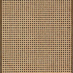 a brown and black rug with circles on it