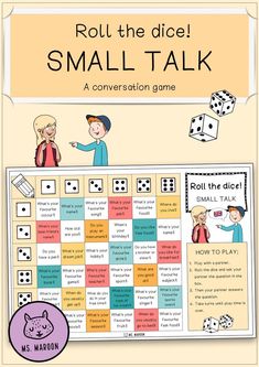 the roll the dice small talk game