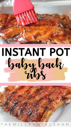 the instant pot baby back ribs recipe is easy to make and so delicious it can be made in minutes