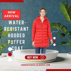 Fabric type: Shell: 100% Nylon; Lining: 100% Polyester; Fill: 100% Polyester. Care instructions: Machine Wash Cold, Tumble Dry. Origin : Imported. Closure type: 2-Way Zipper. Country of Origin: Vietnam.  About this item HOODED PUFFER: This ultralight puffer is the perfect essential for bringing comfort and warmth to your everyday. Wear it with a t-shirt for brisk fall days or layer with a sweater for the colder winter months. Accessorize your look with Amazon Essential's Scarves and Beanies. DETAILS: Features a classic quilted pattern, flattering seam details for a more shaped tailored fit, front 2-way zipper closure, zip pockets, hood, and elasticized cuffs. #women #womenstyle #fashion #women #winterfashion #puffercoat Buy Coats, Women's Outfit Sets, Fall Days, Quilted Pattern, Blazer Outfits, Winter Outfits Women, Winter Months