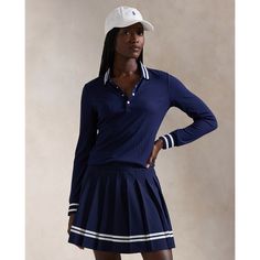 This slim-fitting version of our classic golf Polo shirt is constructed with an allover ribbed texture and features our iconic “RLX” logo in printed and engraved form. Wimbledon Fashion, Classic Golf, Knit Texture, Polo Top, Polo Sport, Ralph Lauren Purple Label, Polo Golf, Ribbed Texture, Long Sleeve Polo Shirt