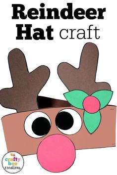 reindeer hat craft for kids to make