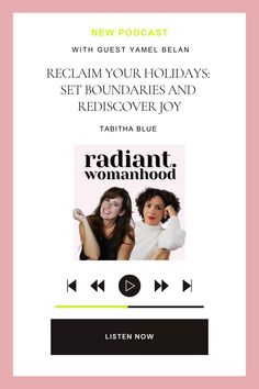 the radio show with an image of two women in front of them and text that reads,