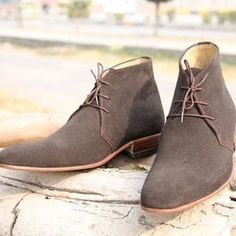 Shop - "Suede chukka" on Storenvy Dress Boots Men, Quality Leather Boots, Mens Dress Boots, Suede Chukka Boots, Suede Chukkas, Leather Chukka Boots, Custom Design Shoes, Chukka Boots Men, Fantastic Shoes