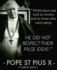 a black and white photo with a quote from pope x