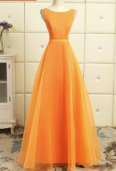 Orange Lovely Long Organza Formal Dress, Charming Party Dress 2019 on Luulla Fitted Orange Dress For Banquet, Sleeveless Orange Prom Dress, Fitted Orange Tulle Dress, Orange Tulle Wedding Dress, Orange Sleeveless Dresses For Prom Season, Orange Sleeveless Dress For Prom Season, Orange Party Dress For Party Season, Orange Evening Dress For Party Season, Orange A-line Evening Dress