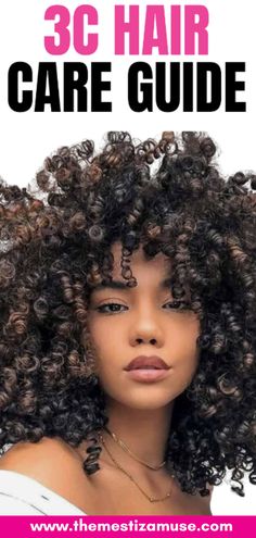 Woman with 3c hair type. How To Moisturize 3b Hair, 3 C Curly Hair, 4c Curls Definition, Hair Styles For 3c Hair, 3c Curly Hair Products, 3c Curly Hair Routine, 3c Curly Hairstyles, Type 3 Hair, Dry Hair Remedies