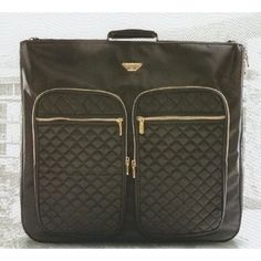 Ellen Tracy Bags Nwt Black Quilted Travel Garment Bag Ellen Tracy Bags | Black Quilted Travel Garment Bag | Color: Black/Gold | Size: Os Matching Rolling Duffel Bag, Travel Tote, And Cooler Bag Available On Separate Post Classic Quilted Travel Bag, Black Quilted Travel Bag, Travel Bag With Gold-tone Hardware And Coated Canvas, Brown Travel Box Bag Rectangular Case, Brown Rectangular Travel Bag With Gold-tone Hardware, Rectangular Duffle Bag With Zipper Closure For On-the-go, Black Travel Bags With Logo-jacquard Lining, Garment Bag, Ellen Tracy