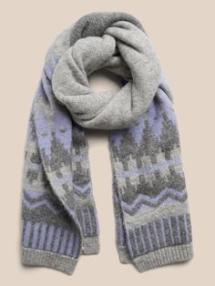 Just in time for the festive season, this fairisle scarf is knitted using one of our softest yarns, spun from a blend of alpaca wool for extra warmth.  Length: 74" (188cm) Width: 14" (35. 5cm) Fairisle Scarf, Alpaca Wool, Soft Yarn, Just In Time, Festive Season, Fair Isle, Winter Scarf, Festival Season, In Time