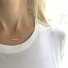 Pearl Necklace - Gold Pearl Necklace - Bar Necklace - June Birthstone Minimalist 14k Gold-filled Pearl Necklace For Everyday, Minimalist Everyday Pearl Necklace With 14k Gold Filled, Everyday Minimalist Pearl Necklace In 14k Gold, Everyday Minimalist 14k Gold-filled Pearl Necklace, Minimalist Everyday 14k Gold Filled Pearl Necklace, Simple Everyday Pearl Necklace With Clavicle Chain, Simple Everyday Pearl Clavicle Necklace, Everyday Minimalist Pearl Necklace With Delicate Chain, Dainty Everyday Pearl Necklace