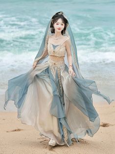 ❤︎Arabian Nights China Exotic Top Skirt Veil Set❤︎ Chinese Princess Dress, Hanfu Girl, Chinese Clothes, Ancient Dress, Veil Styles, Arabian Night, Dancers Outfit, Chinese Hairstyle, Dress Design Sketches