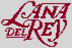 Crochet Grid Patterns Lana Del Rey, Lana Del Rey Tapestry Crochet, Lana Del Rey Pixel Grid, Vivienne Westwood Pixel Grid, Lana Del Rey Crochet Pattern, Lana Del Rey Grid Pattern, Lana Del Rey Tapestry, Lana Del Rey Alpha Pattern, Coquette Alpha Pattern